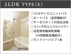 2LDK　TYPE（E）