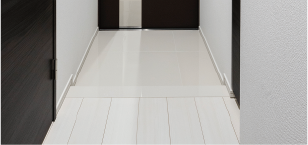 高級感あふれる玄関床